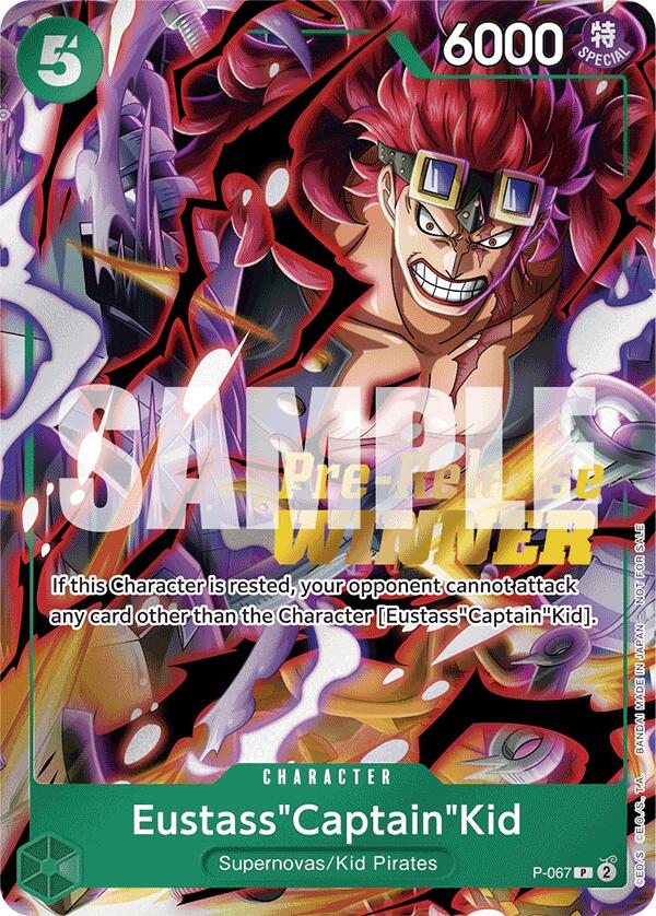 Eustass"Captain"Kid (OP-07 Pre-Release Tournament) [Winner] [One Piece Promotion Cards] | Deep Dive Games St. Marys