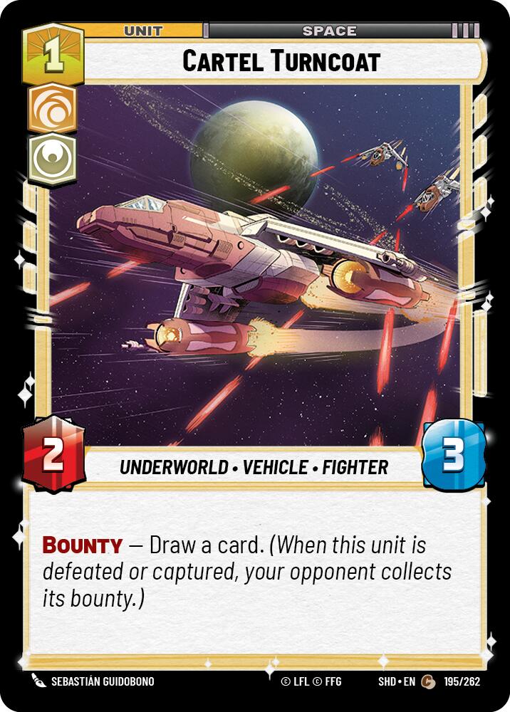 Cartel Turncoat (195/262) [Shadows of the Galaxy] | Deep Dive Games St. Marys