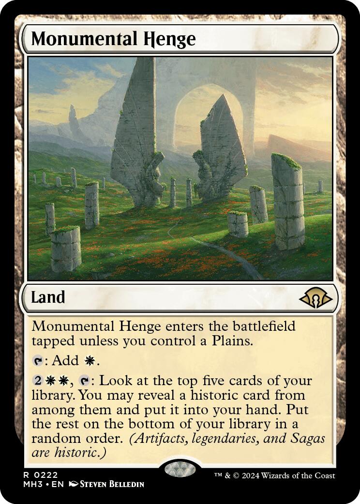 Monumental Henge [Modern Horizons 3] | Deep Dive Games St. Marys