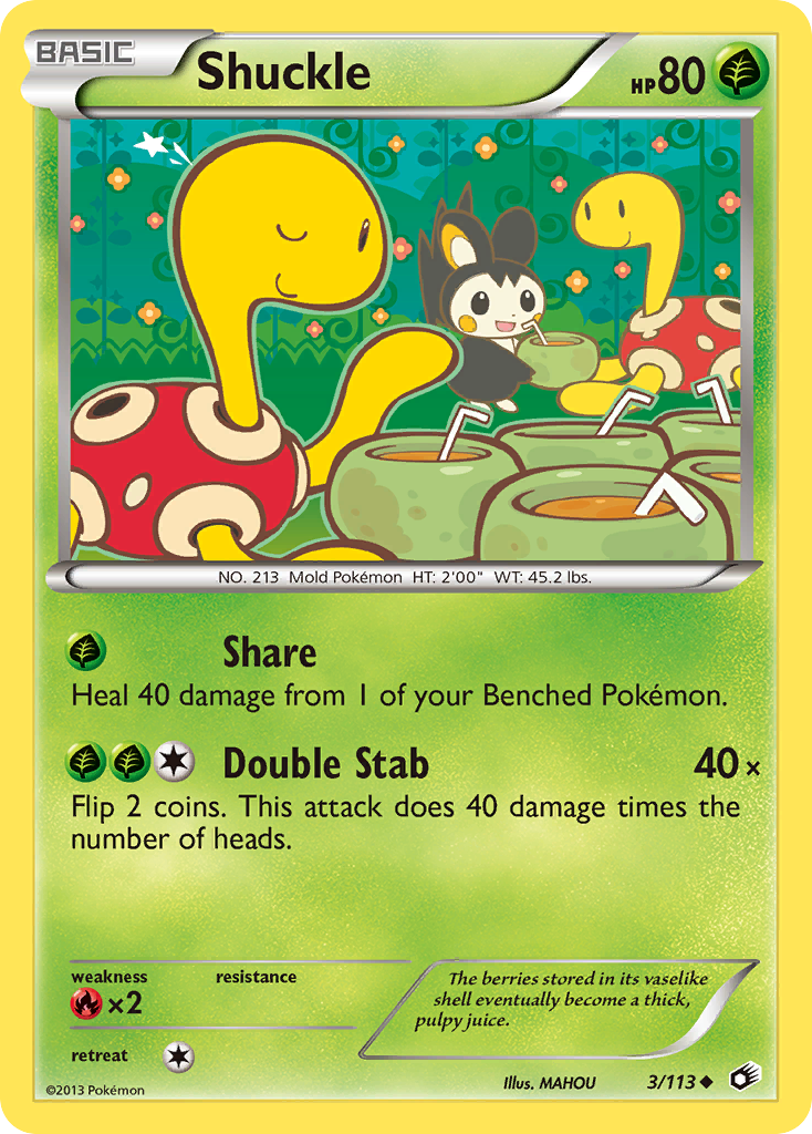 Shuckle (3/113) [Black & White: Legendary Treasures] | Deep Dive Games St. Marys