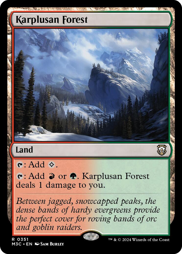 Karplusan Forest [Modern Horizons 3 Commander] | Deep Dive Games St. Marys