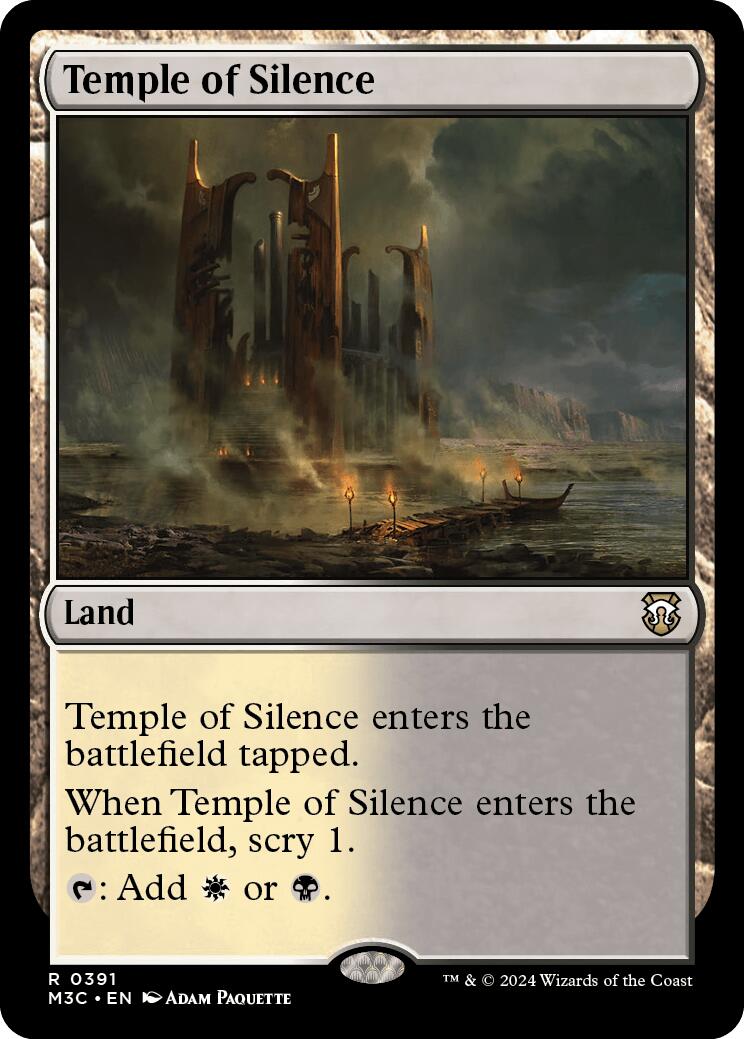 Temple of Silence [Modern Horizons 3 Commander] | Deep Dive Games St. Marys