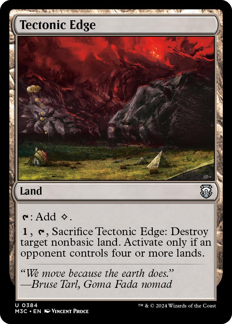 Tectonic Edge [Modern Horizons 3 Commander] | Deep Dive Games St. Marys