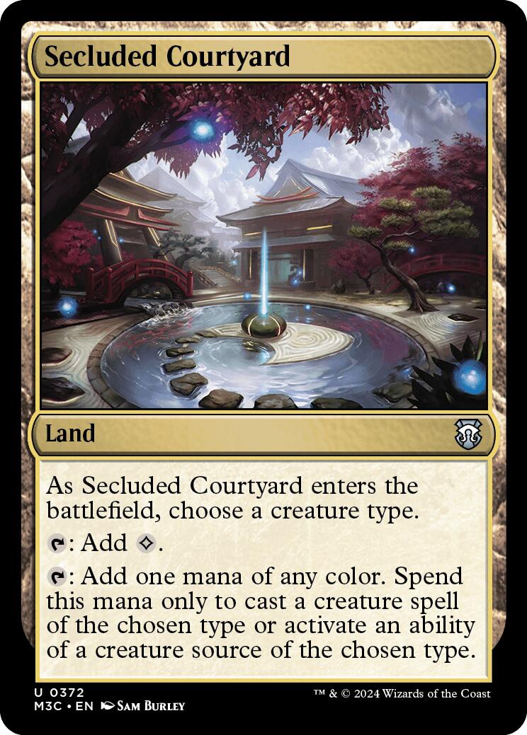 Secluded Courtyard [Modern Horizons 3 Commander] | Deep Dive Games St. Marys