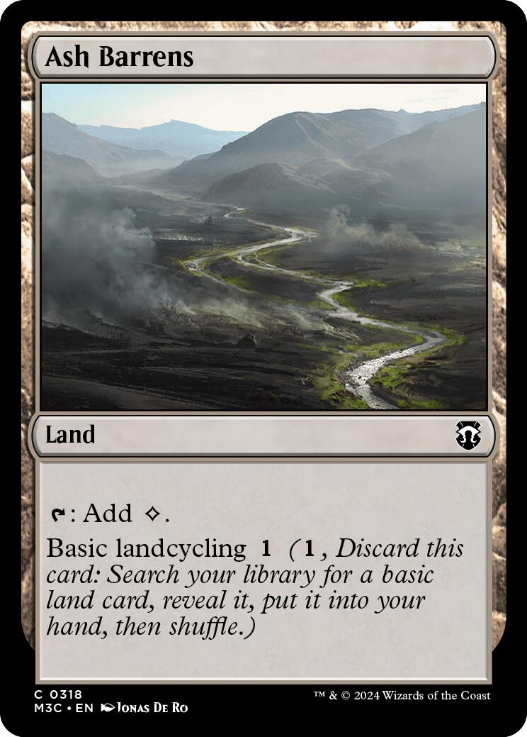 Ash Barrens [Modern Horizons 3 Commander] | Deep Dive Games St. Marys