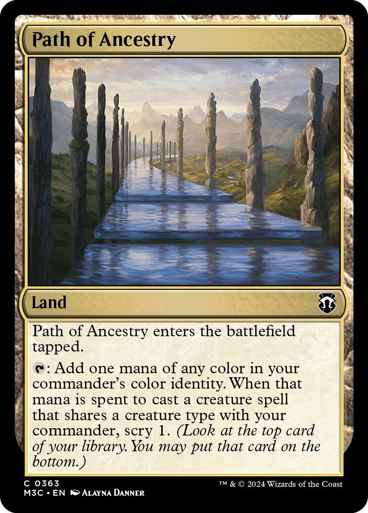 Path of Ancestry [Modern Horizons 3 Commander] | Deep Dive Games St. Marys
