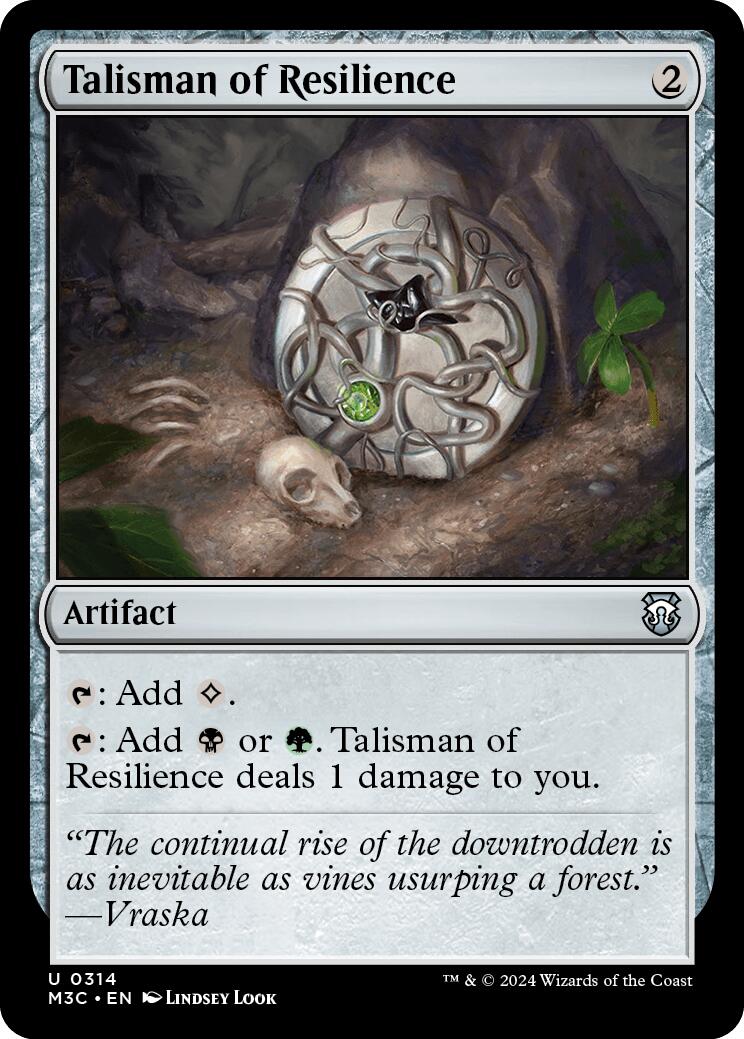 Talisman of Resilience [Modern Horizons 3 Commander] | Deep Dive Games St. Marys