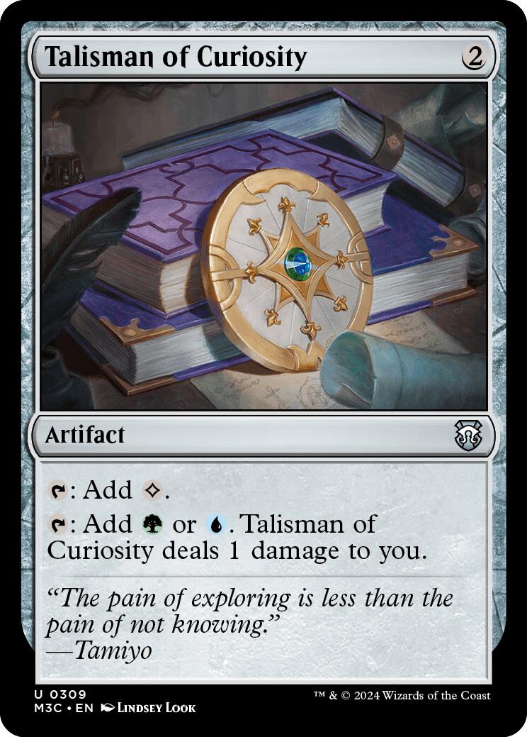 Talisman of Curiosity [Modern Horizons 3 Commander] | Deep Dive Games St. Marys