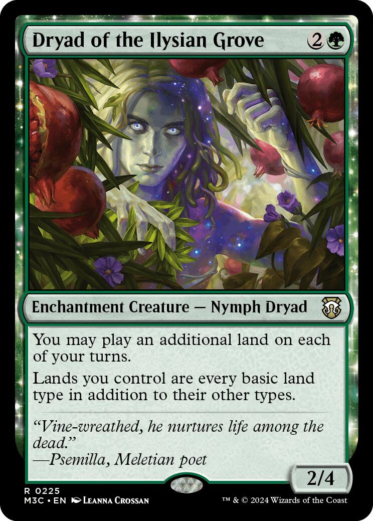 Dryad of the Ilysian Grove [Modern Horizons 3 Commander] | Deep Dive Games St. Marys