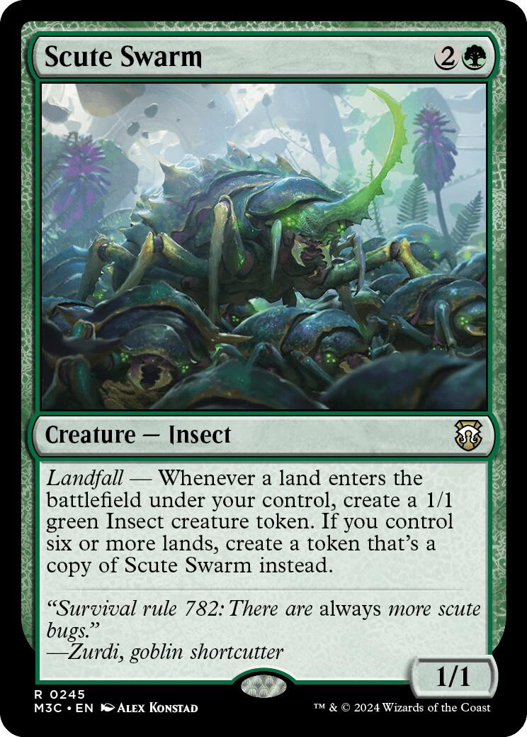 Scute Swarm [Modern Horizons 3 Commander] | Deep Dive Games St. Marys