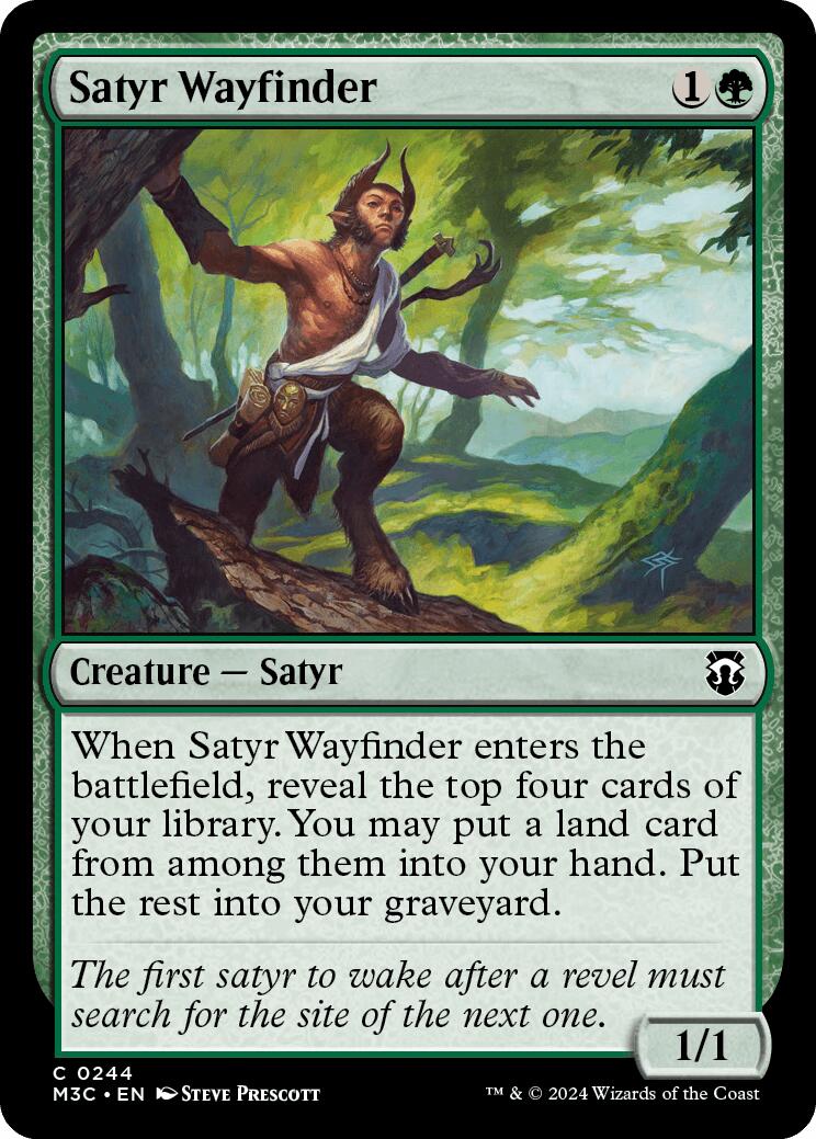 Satyr Wayfinder [Modern Horizons 3 Commander] | Deep Dive Games St. Marys