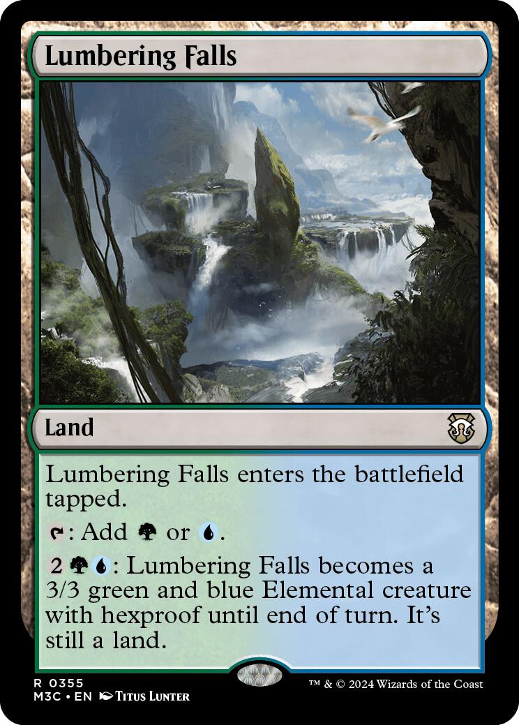 Lumbering Falls [Modern Horizons 3 Commander] | Deep Dive Games St. Marys