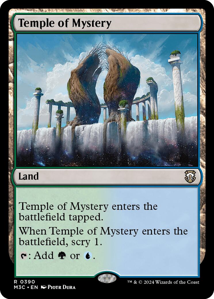 Temple of Mystery [Modern Horizons 3 Commander] | Deep Dive Games St. Marys