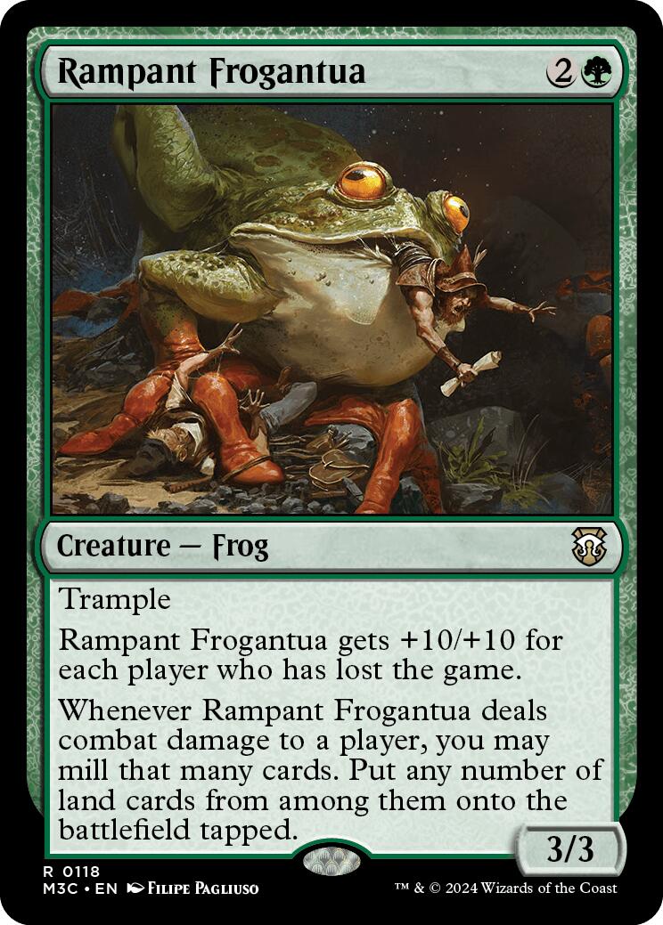 Rampant Frogantua [Modern Horizons 3 Commander] | Deep Dive Games St. Marys