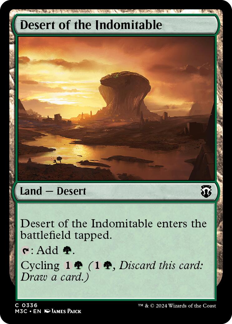 Desert of the Indomitable [Modern Horizons 3 Commander] | Deep Dive Games St. Marys