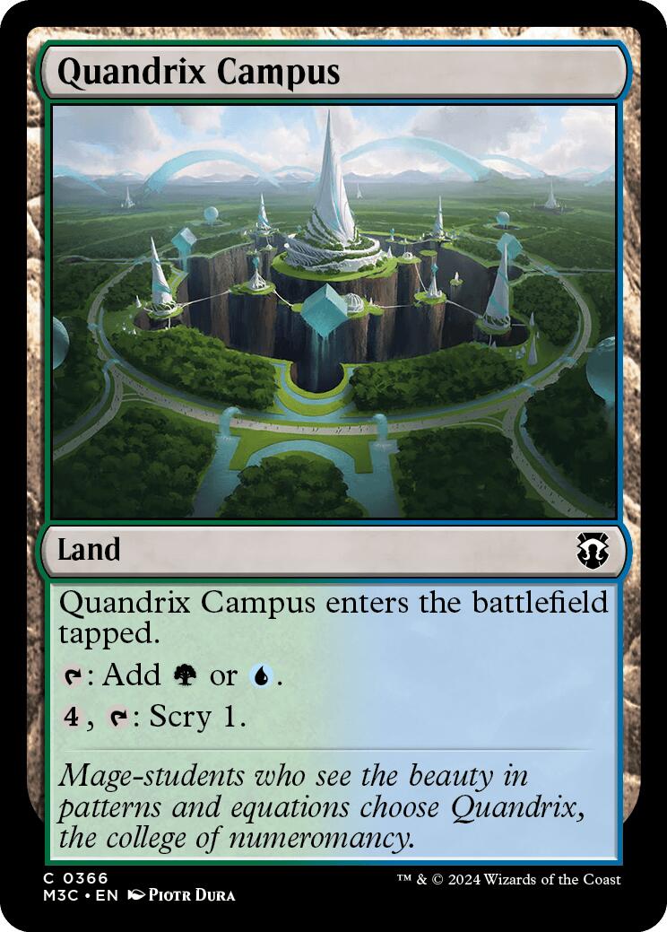 Quandrix Campus [Modern Horizons 3 Commander] | Deep Dive Games St. Marys