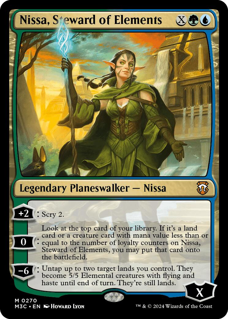 Nissa, Steward of Elements [Modern Horizons 3 Commander] | Deep Dive Games St. Marys