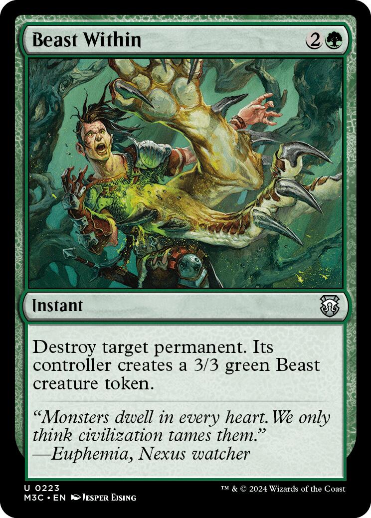 Beast Within [Modern Horizons 3 Commander] | Deep Dive Games St. Marys