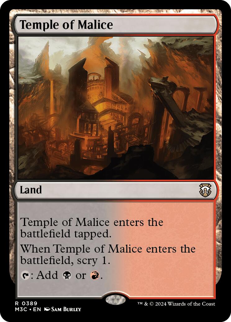 Temple of Malice [Modern Horizons 3 Commander] | Deep Dive Games St. Marys