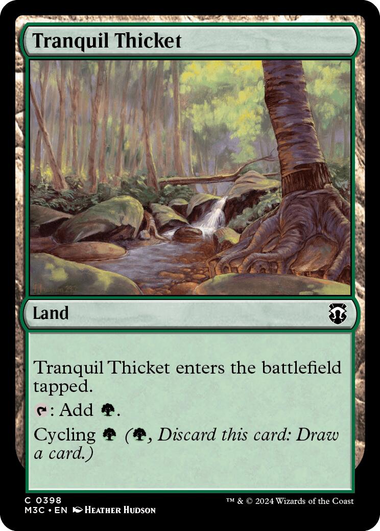 Tranquil Thicket [Modern Horizons 3 Commander] | Deep Dive Games St. Marys