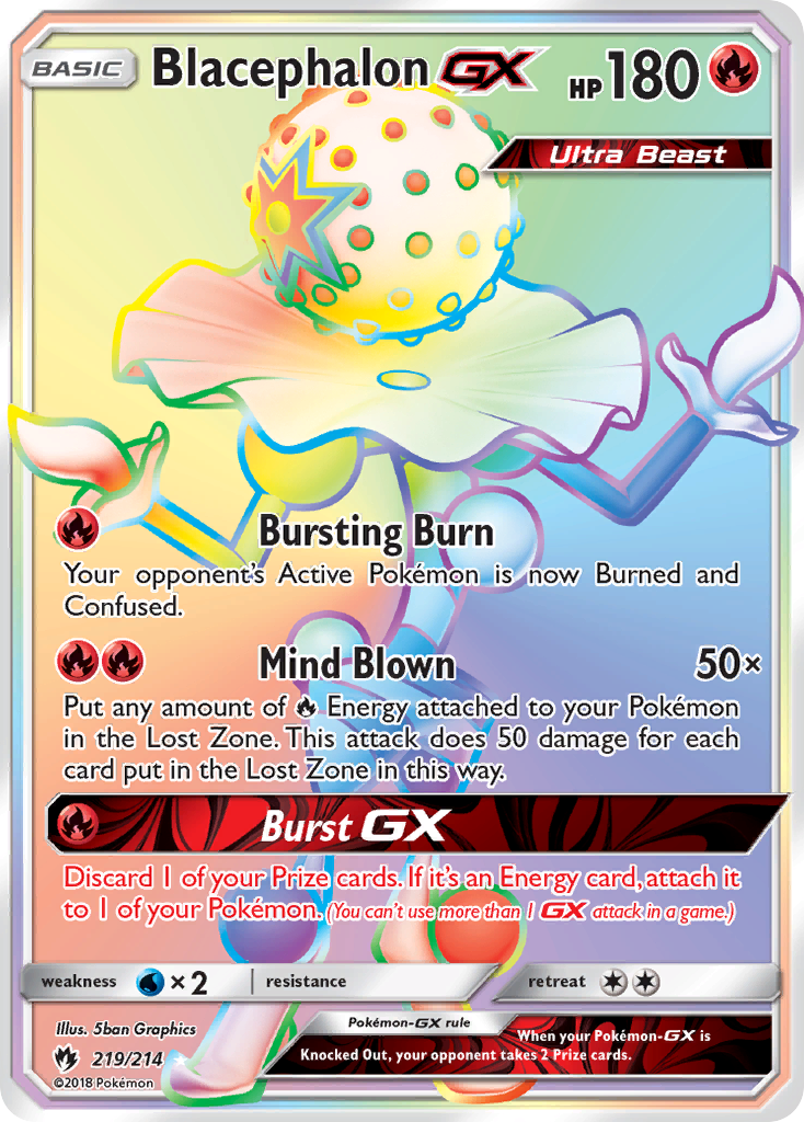 Blacephalon GX (219/214) [Sun & Moon: Lost Thunder] | Deep Dive Games St. Marys