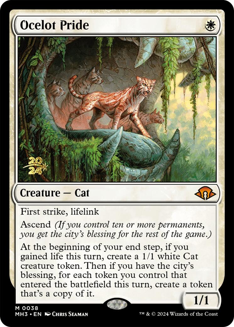 Ocelot Pride [Modern Horizons 3 Prerelease Promos] | Deep Dive Games St. Marys