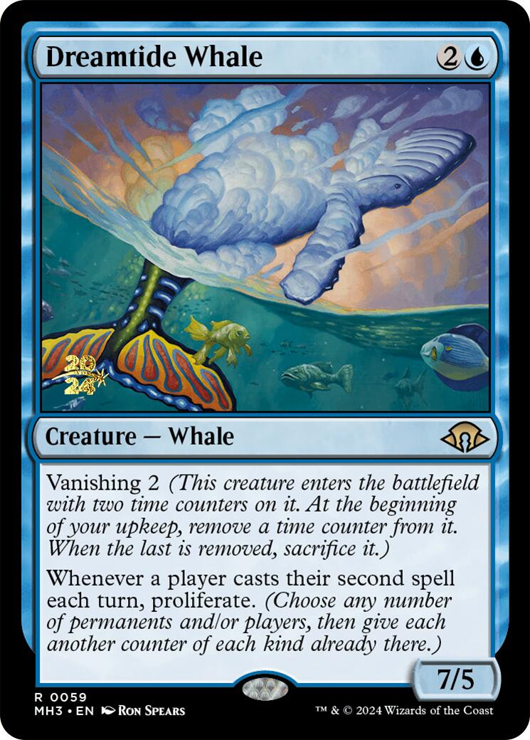 Dreamtide Whale [Modern Horizons 3 Prerelease Promos] | Deep Dive Games St. Marys