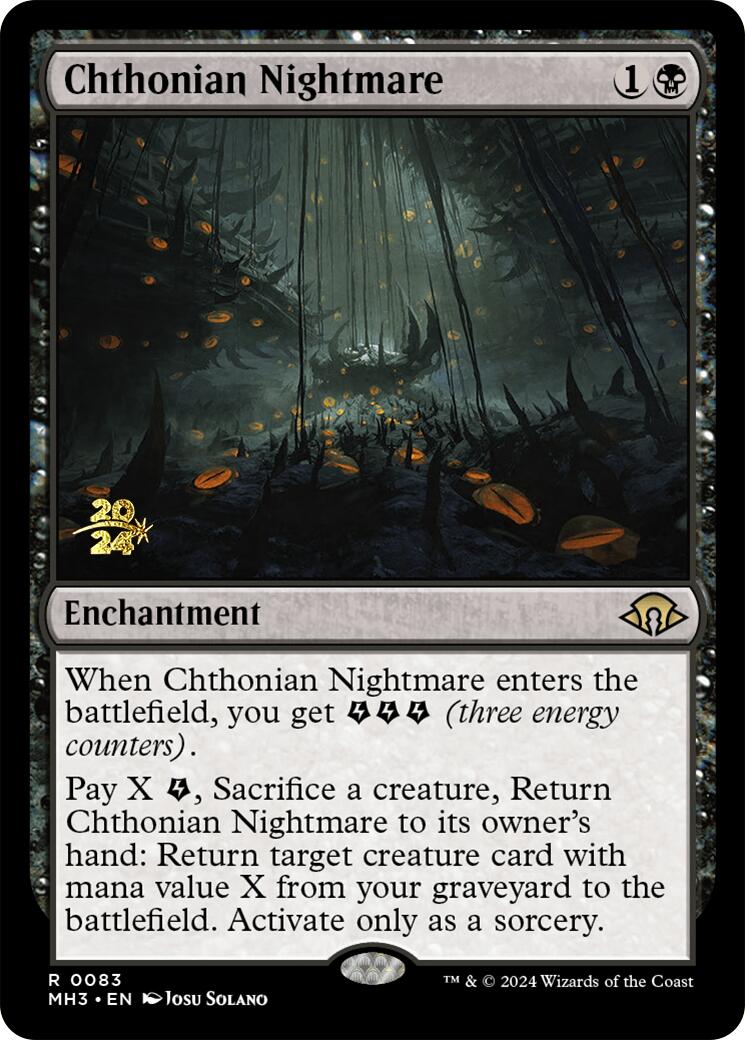 Chthonian Nightmare [Modern Horizons 3 Prerelease Promos] | Deep Dive Games St. Marys