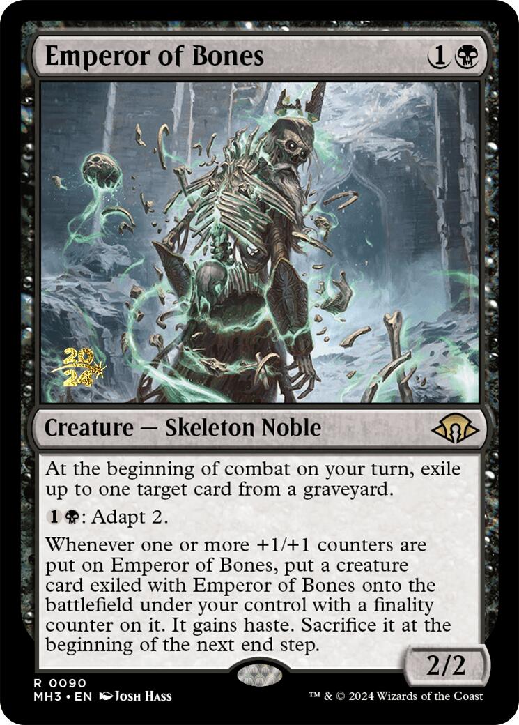 Emperor of Bones [Modern Horizons 3 Prerelease Promos] | Deep Dive Games St. Marys