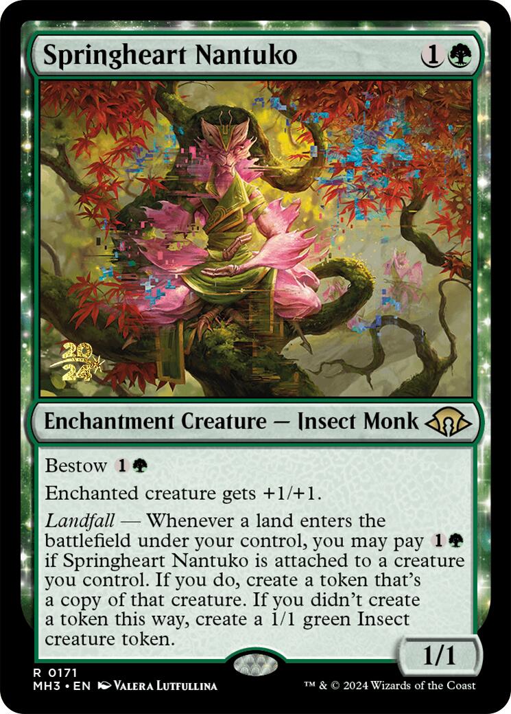 Springheart Nantuko [Modern Horizons 3 Prerelease Promos] | Deep Dive Games St. Marys