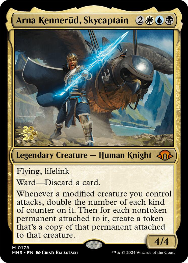 Arna Kennerud, Skycaptain [Modern Horizons 3 Prerelease Promos] | Deep Dive Games St. Marys