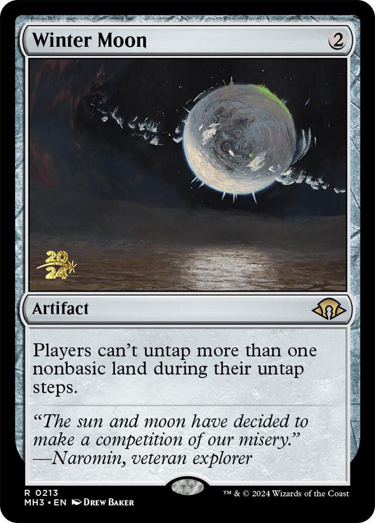 Winter Moon [Modern Horizons 3 Prerelease Promos] | Deep Dive Games St. Marys