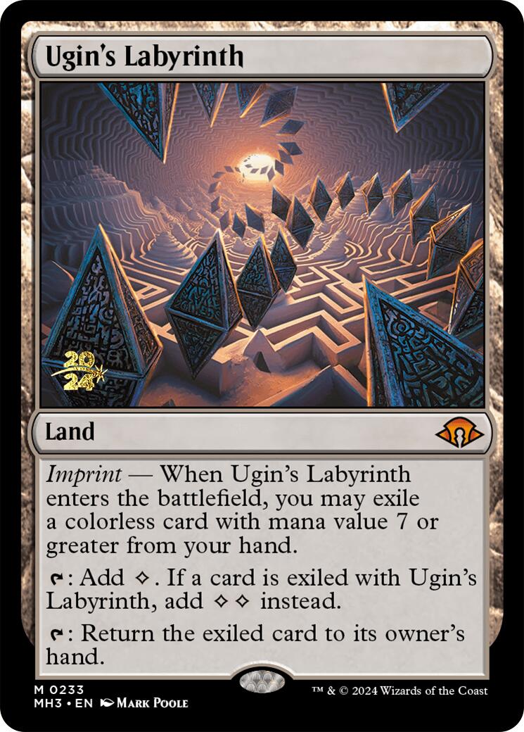 Ugin's Labyrinth [Modern Horizons 3 Prerelease Promos] | Deep Dive Games St. Marys