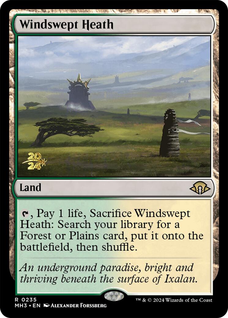 Windswept Heath [Modern Horizons 3 Prerelease Promos] | Deep Dive Games St. Marys