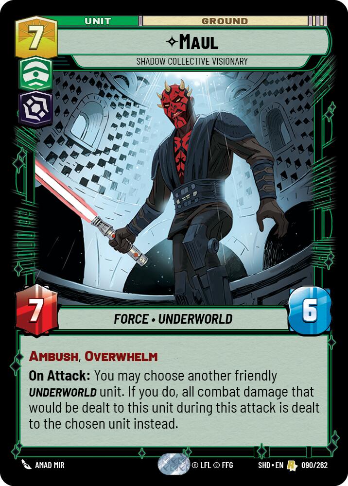 Maul - Shadow Collective Visionary (090/262) [Shadows of the Galaxy] | Deep Dive Games St. Marys