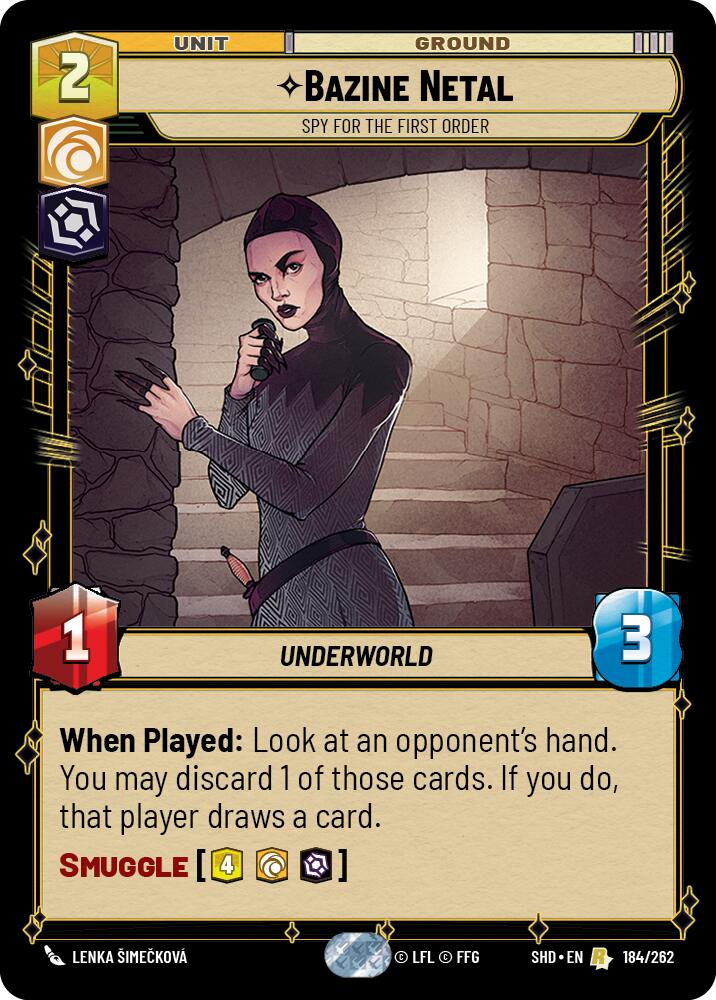 Bazine Netal - Spy for the First Order (184/262) [Shadows of the Galaxy] | Deep Dive Games St. Marys