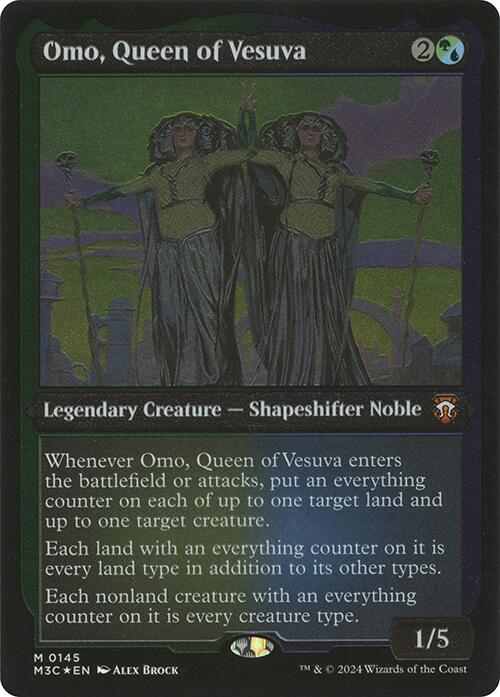 Omo, Queen of Vesuva (Display Commander) [Modern Horizons 3 Commander] | Deep Dive Games St. Marys
