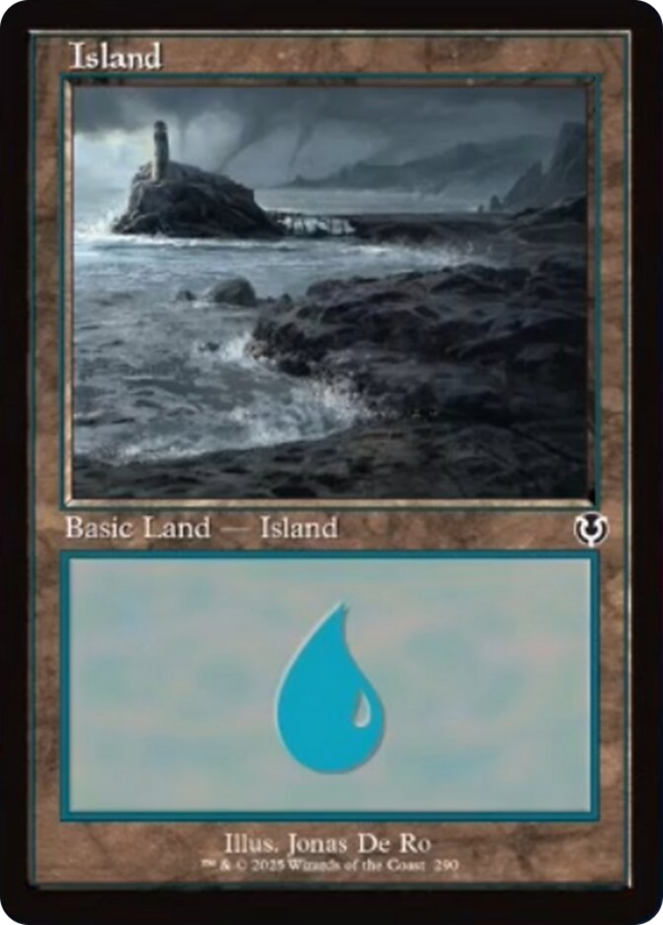 Island (290) (Retro Frame) [Innistrad Remastered] | Deep Dive Games St. Marys