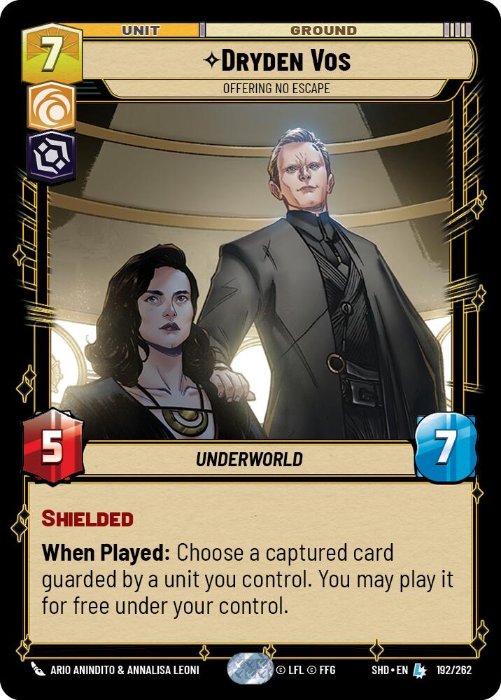 Dryden Vos - Offering No Escape (192/262) [Shadows of the Galaxy] | Deep Dive Games St. Marys