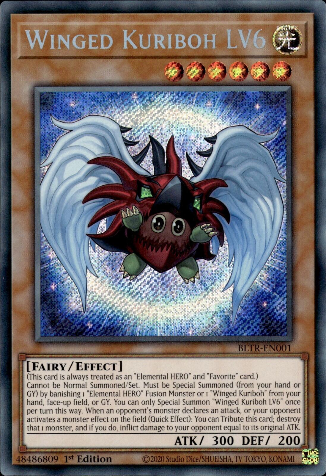 Winged Kuriboh LV6 [BLTR-EN001] Secret Rare | Deep Dive Games St. Marys