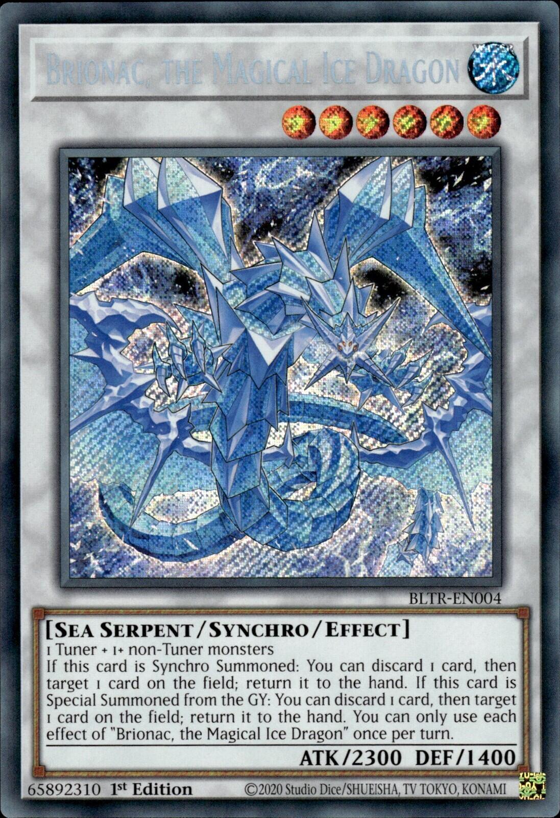 Brionac, the Magical Ice Dragon [BLTR-EN004] Secret Rare | Deep Dive Games St. Marys