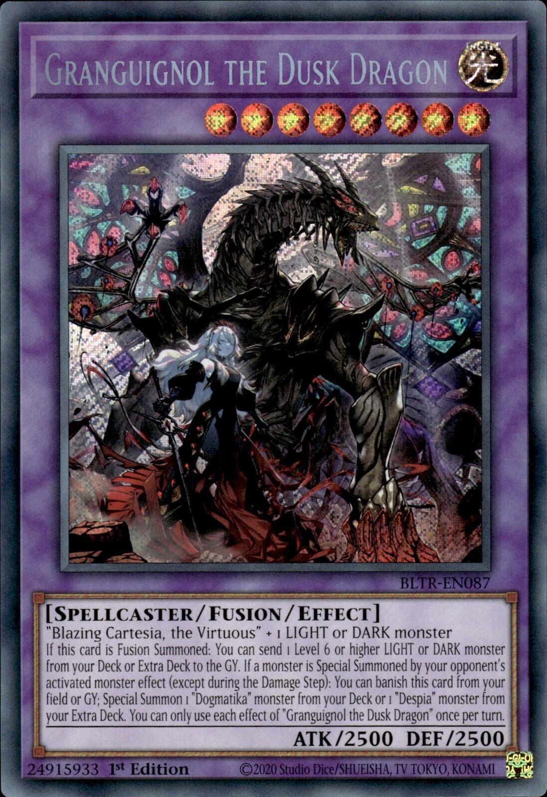 Granguignol the Dusk Dragon [BLTR-EN087] Secret Rare | Deep Dive Games St. Marys