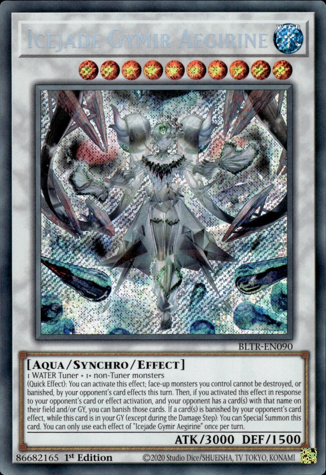 Icejade Gymir Aegirine [BLTR-EN090] Secret Rare | Deep Dive Games St. Marys