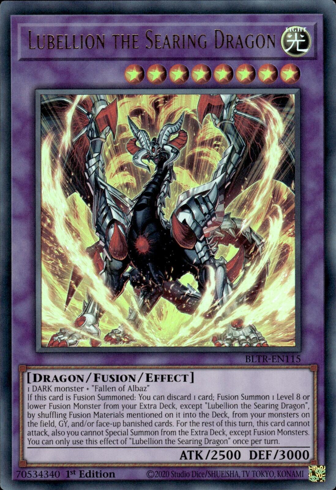 Lubellion the Searing Dragon [BLTR-EN115] Ultra Rare | Deep Dive Games St. Marys