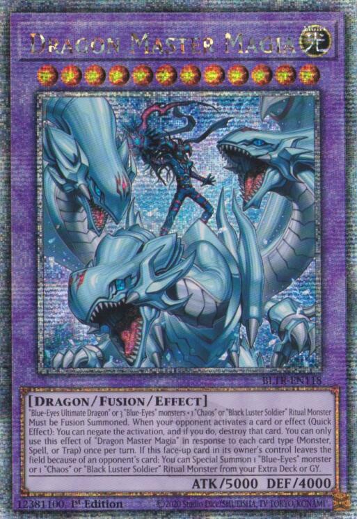 Dragon Master Magia (Quarter Century Secret Rare) [BLTR-EN118] Quarter Century Secret Rare | Deep Dive Games St. Marys