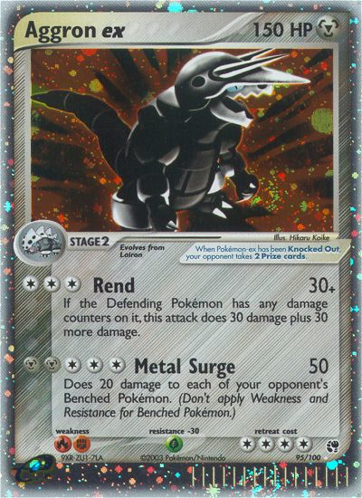 Aggron ex (95/100) [EX: Sandstorm] | Deep Dive Games St. Marys