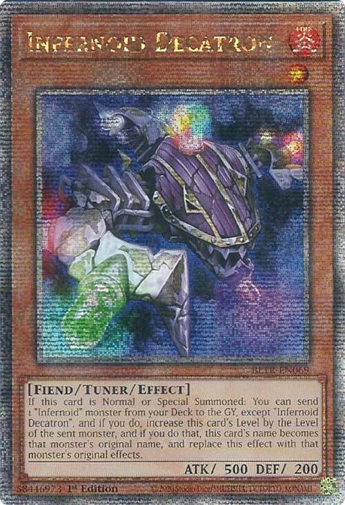 Infernoid Decatron (Quarter Century Secret Rare) [BLTR-EN069] Quarter Century Secret Rare | Deep Dive Games St. Marys