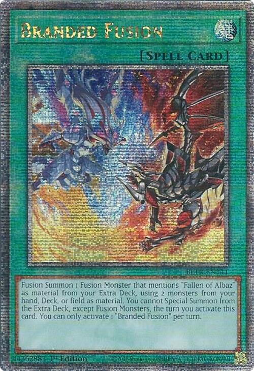 Branded Fusion (Quarter Century Secret Rare) [BLTR-EN111] Quarter Century Secret Rare | Deep Dive Games St. Marys