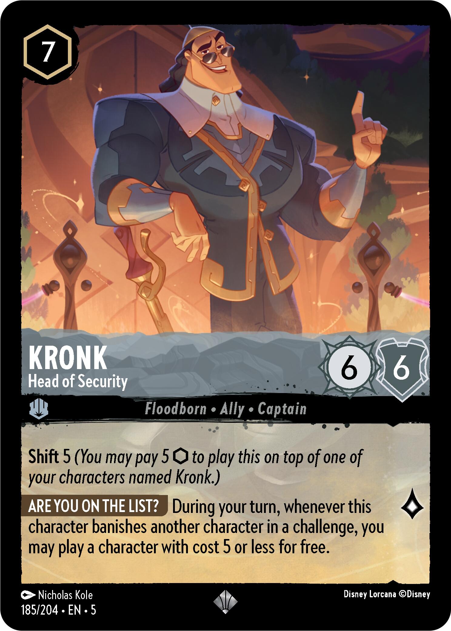 Kronk - Head of Security (185/204) [Shimmering Skies] | Deep Dive Games St. Marys