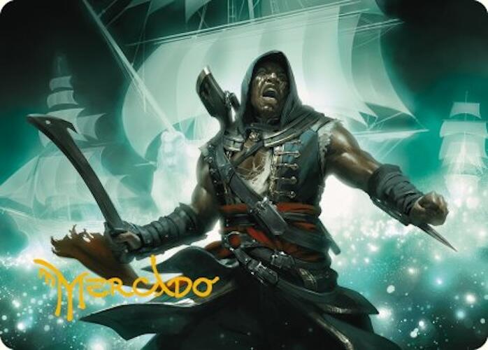 Adewale, Breaker of Chains Art Card (Gold-Stamped Signature) [Assassin's Creed Art Series] | Deep Dive Games St. Marys